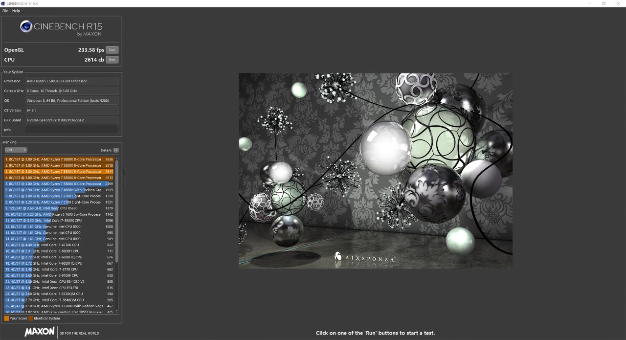 CPU测试软件Cinebench R10-R23 CPU测试软件Cinebench R10-R23