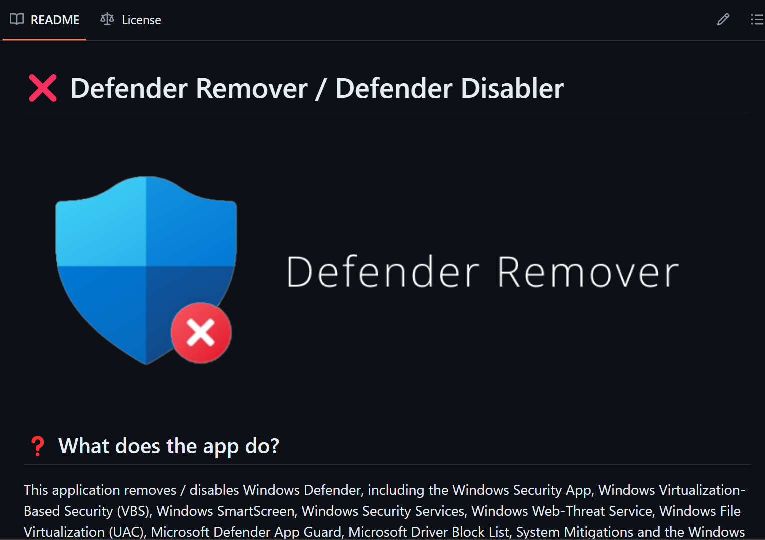 Windows Defender禁用工具 Windows Defender禁用工具